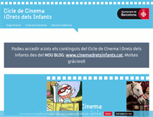 Tablet Screenshot of cinemadretsinfants.org